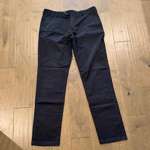 Charles Tyrwhitt Navy Chino Pants - Straight Fit